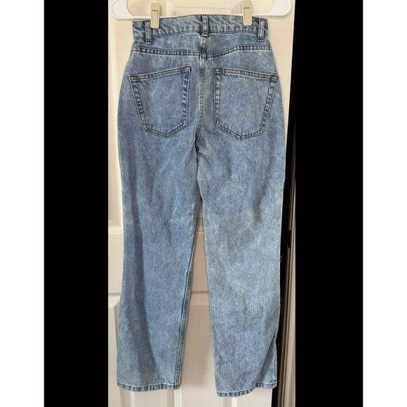 ASOS Jeans Women’s 24/30 High Waist Mom Light Wash - Picture 5 of 6